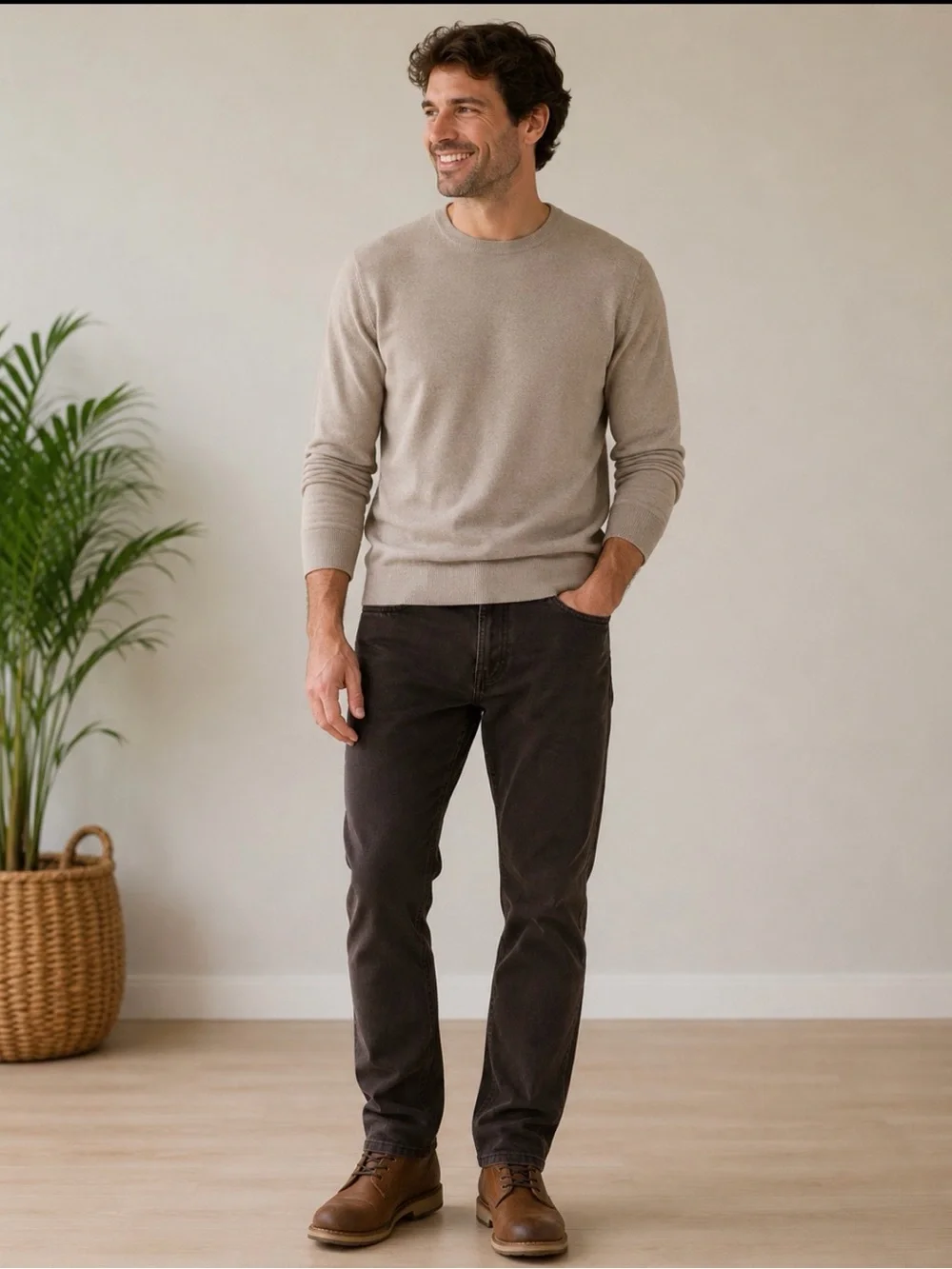J. Crew Men's Dark Gray Corduroy Pants